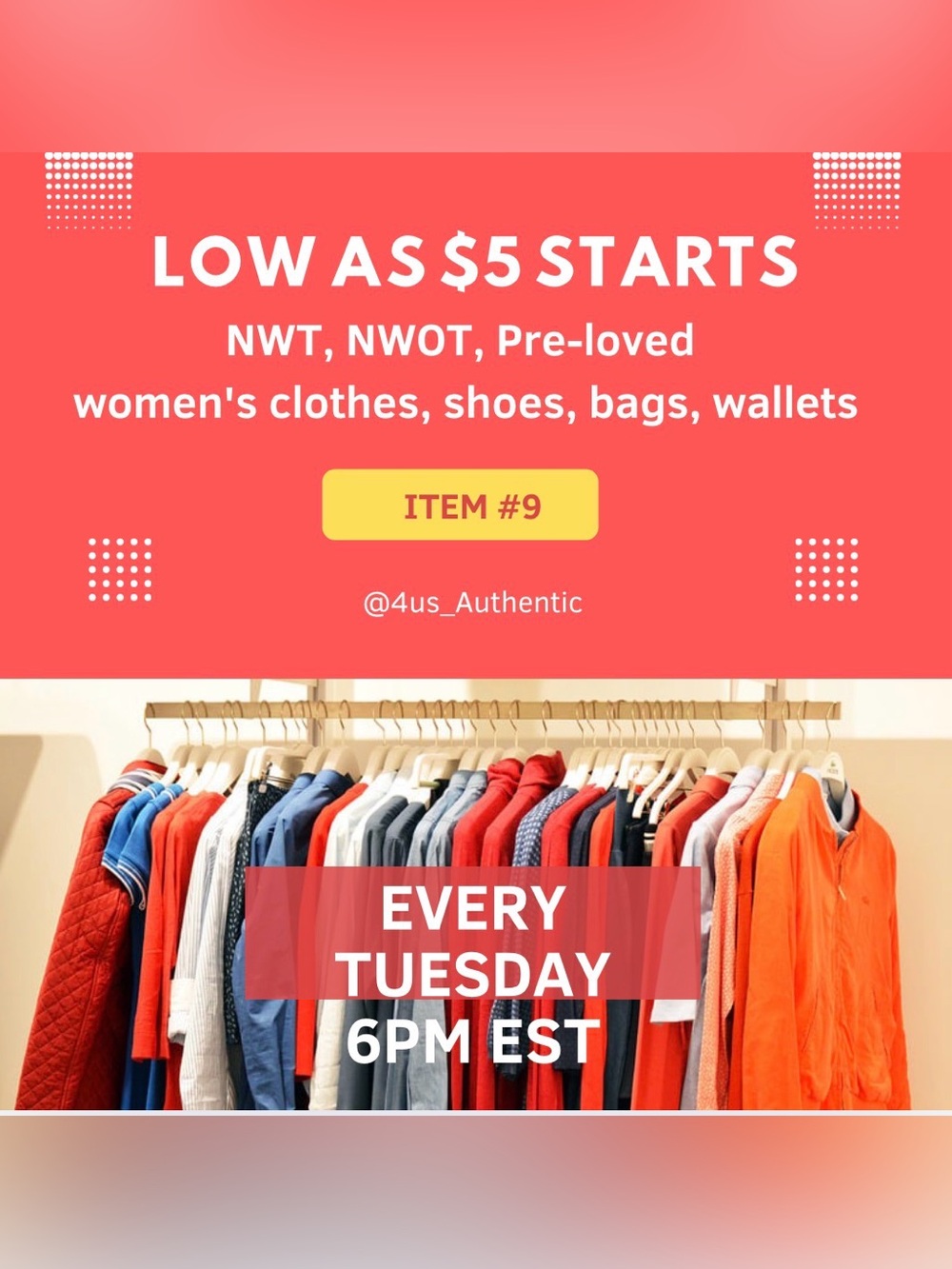Low as $5 starts